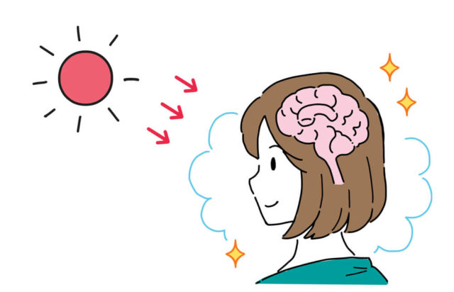 メラトニンを抑制させている